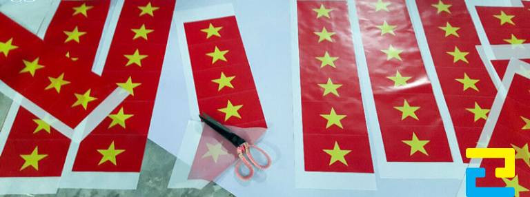 công nghệ in uv trên vải silk