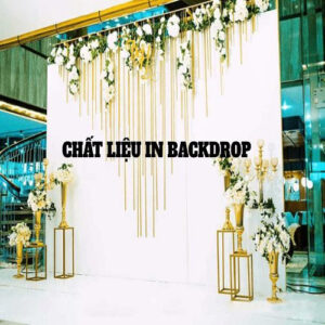 Chat Lieu In Backdrop