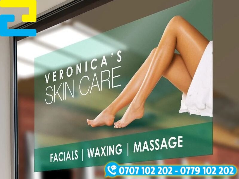 Giay Decal Nhua Trong Trang Tri Quang Cao