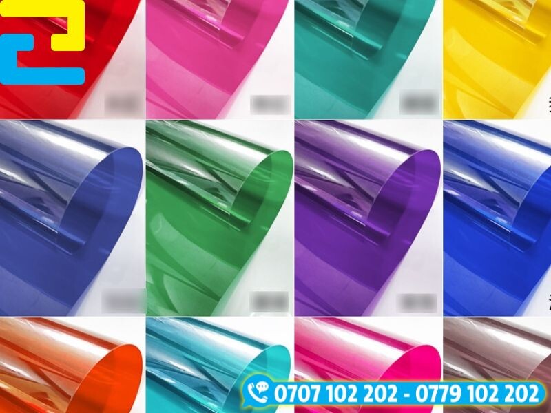 Giay Decal Nhua Trong Suot Trong In Mau