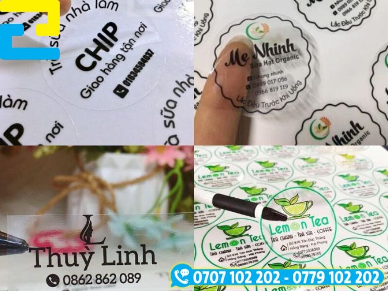 Giay Decal Nhua Trong