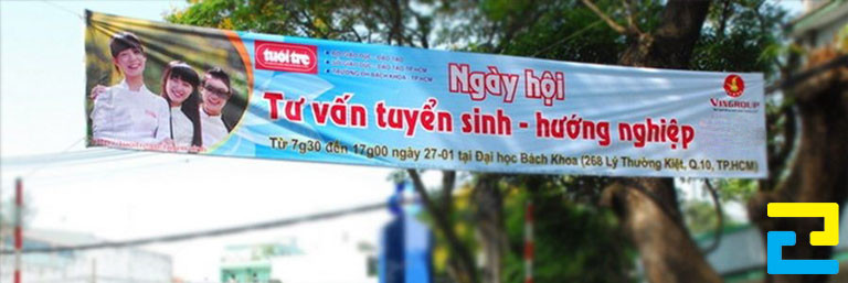 Băng rôn tuyển sinh khổ lớn