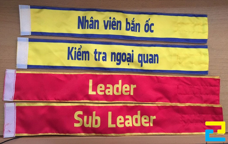Băng rôn đeo tay chức danh