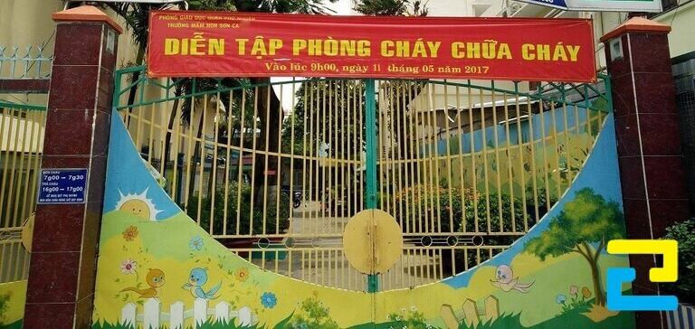 Dự án in băng rôn diễn tập phòng cháy chữa cháy