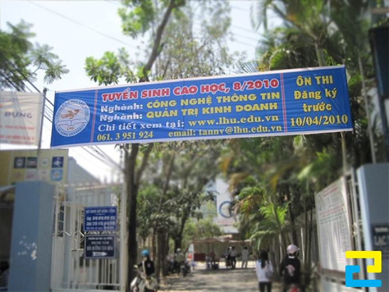 Dự án in băng rôn tuyển sinh