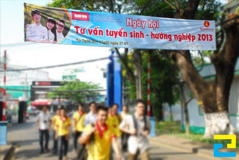 Dự án in băng rôn tuyển sinh