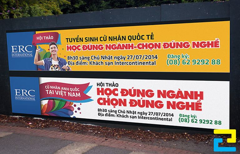 Dự án in băng rôn tuyển sinh