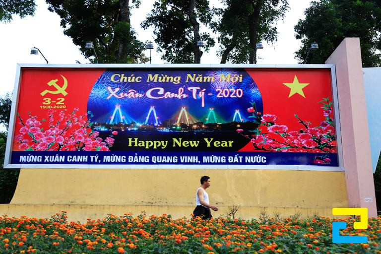 Dự án in băng rôn mừng Đảng mừng xuân