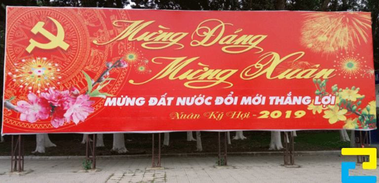 Dự án in băng rôn mừng Đảng mừng xuân