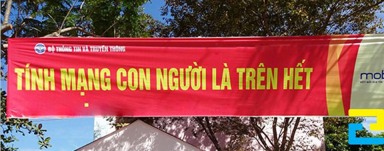 Dự án in băng rôn khẩu hiệu