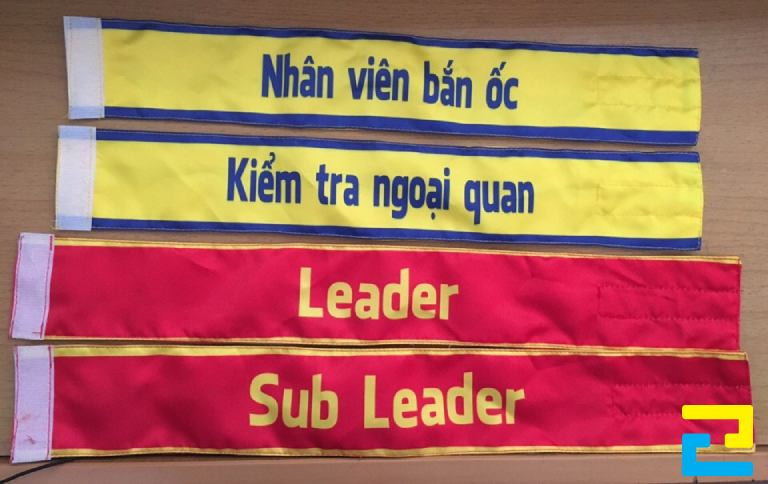 Dự án in băng rôn đeo đầu, đeo tay