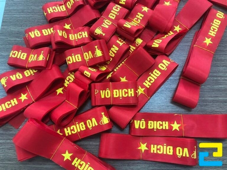 Dự án in băng rôn đeo đầu, đeo tay