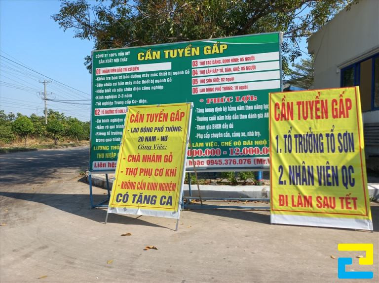 Dự án in băng rôn tuyển dụng