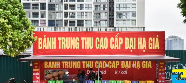 In băng rôn trung thu