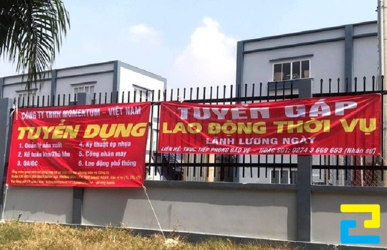 Băng rôn tuyển dụng có thể in trên nhiều chất lượng khác nhau, tùy theo yêu cầu sử dụng