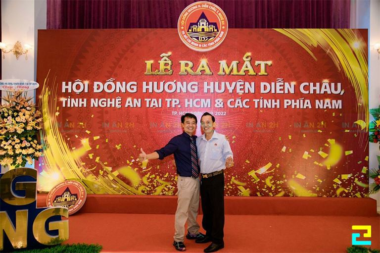 In Ấn Quảng Cáo 2H nhận in backdrop kích thước lớn theo yêu cầu