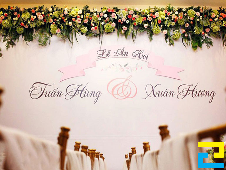 Quý khách có thể yêu cầu Công Ty tiến hành in mẫu thử phông nền đám cưới trước để kiểm tra chất lượng bản in