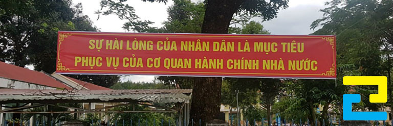 In băng rôn tuyên truyền khổ lớn trên 1m