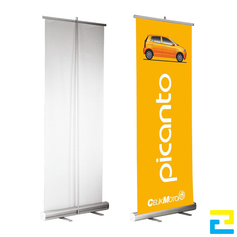 Chi phí in standee giá cuốn nhôm thông thường sẽ dao động từ 200.000 VNĐ đến 300.000 VNĐ/ cái