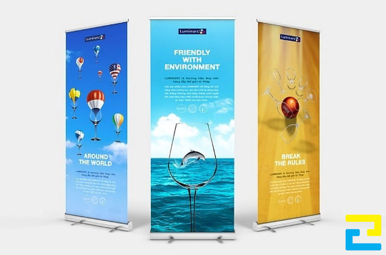 Bạt Hiflex không gân phù hợp với quý khách có nhu cầu in standee đẹp sắc nét, tuổi thọ sử dụng lâu