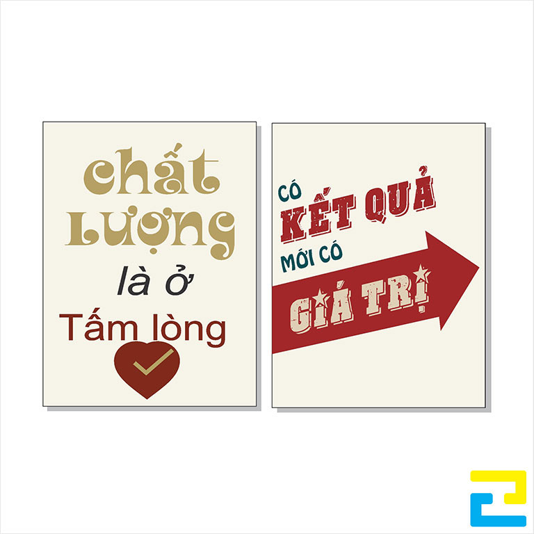 Tranh slogan với những thông điệp khích lệ giúp truyền động lực, tạo cảm hứng làm việc