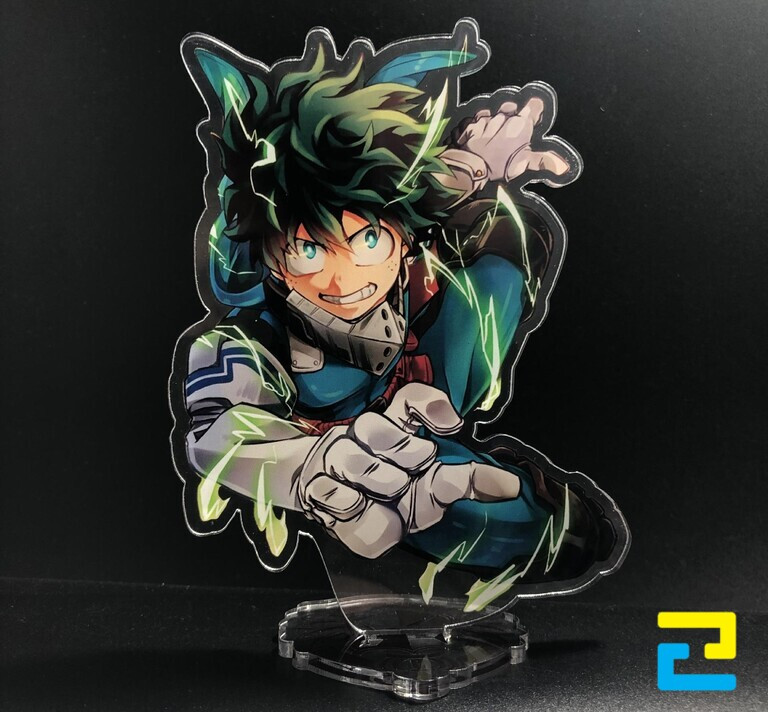 Mẫu standee Boku No trong hoạt hình Học Viện Anh Hùng