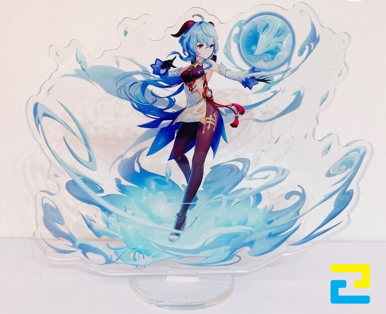 Mẫu standee Game Genshin Impact