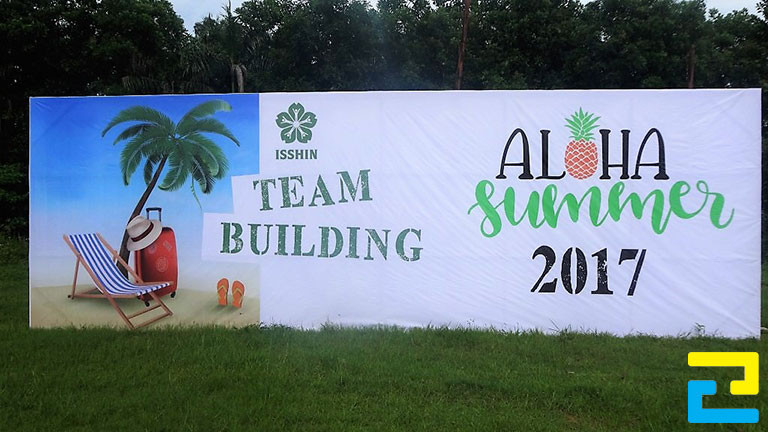 Công Ty In Ấn Quảng Cáo 2H có nhận in backdrop team building số lượng ít dù chỉ 1 sản phẩm