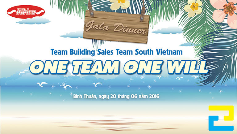 Mẫu 7: Mẫu team building background One team one will