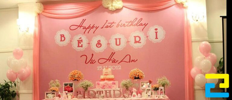 In Ấn Quảng Cáo 2H nhận in backdrop, background sinh nhật cho bé theo yêu cầu