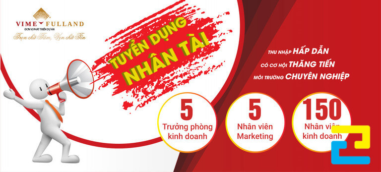 Mẫu banner tuyển dụng nhân viên kinh doanh
