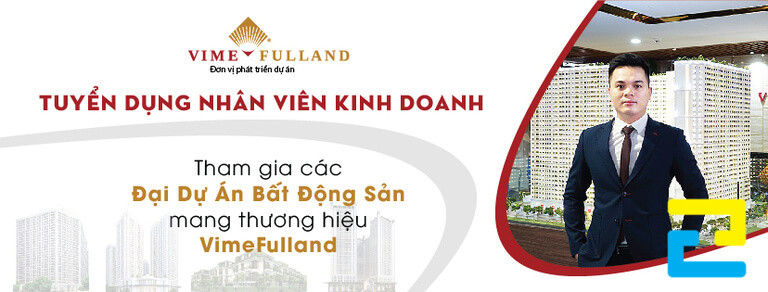 Mẫu banner tuyển dụng nhân viên kinh doanh bất động sản