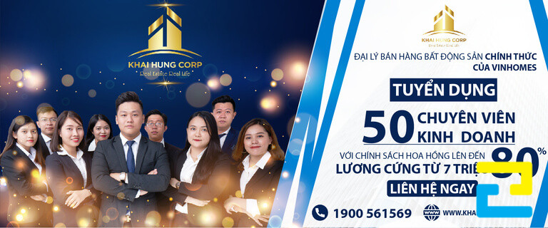 Mẫu banner tuyển dụng chuyên viên kinh doanh bất động sản