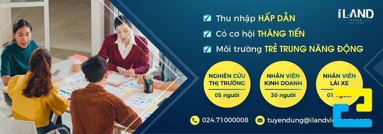 Mẫu banner tuyển dụng nhân viên nghiên cứu thị trường, nhân viên kinh doanh và lái xe