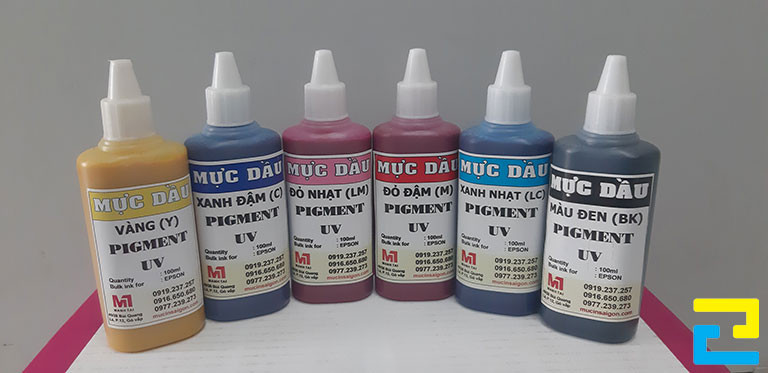 Mực dầu giúp cho ấn phẩm bảng hiệu quán lẩu của quý khách có màu sắc, hình ảnh in chân thực