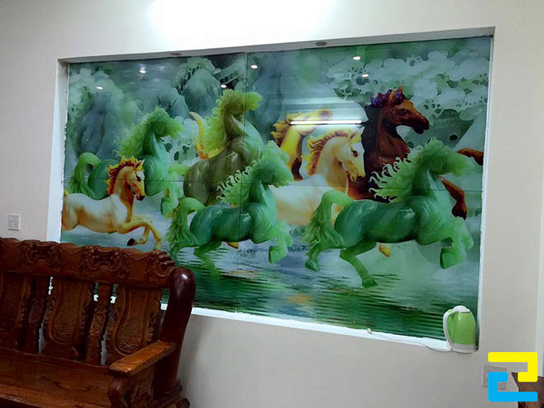 In tranh kính mã đáo thành công cho khách hàng cá nhân tại phường 3, quận 3