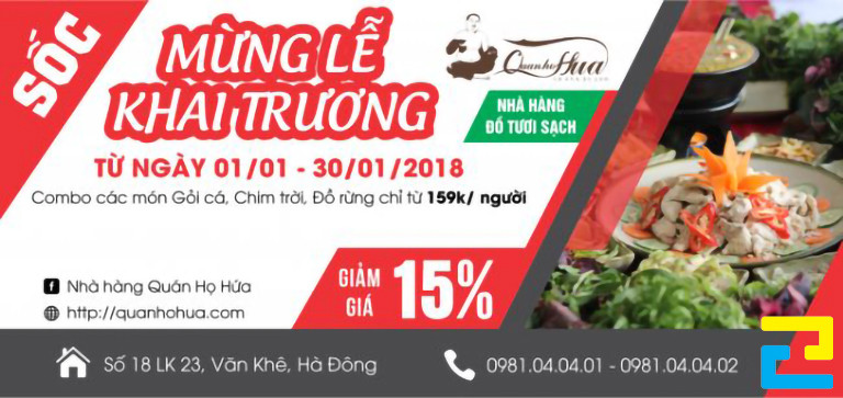 Sau khi tiếp nhận thông tin đặt in băng rôn khai trương quán ăn của quý khách, nhân viên sẽ tiến hành báo giá chi phí in băng rôn cụ thể