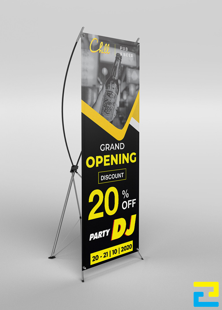 Công Ty In Ấn Quảng Cáo 2H nhận in standee khai trương với số lượng ít dù chỉ 1 ấn phẩm