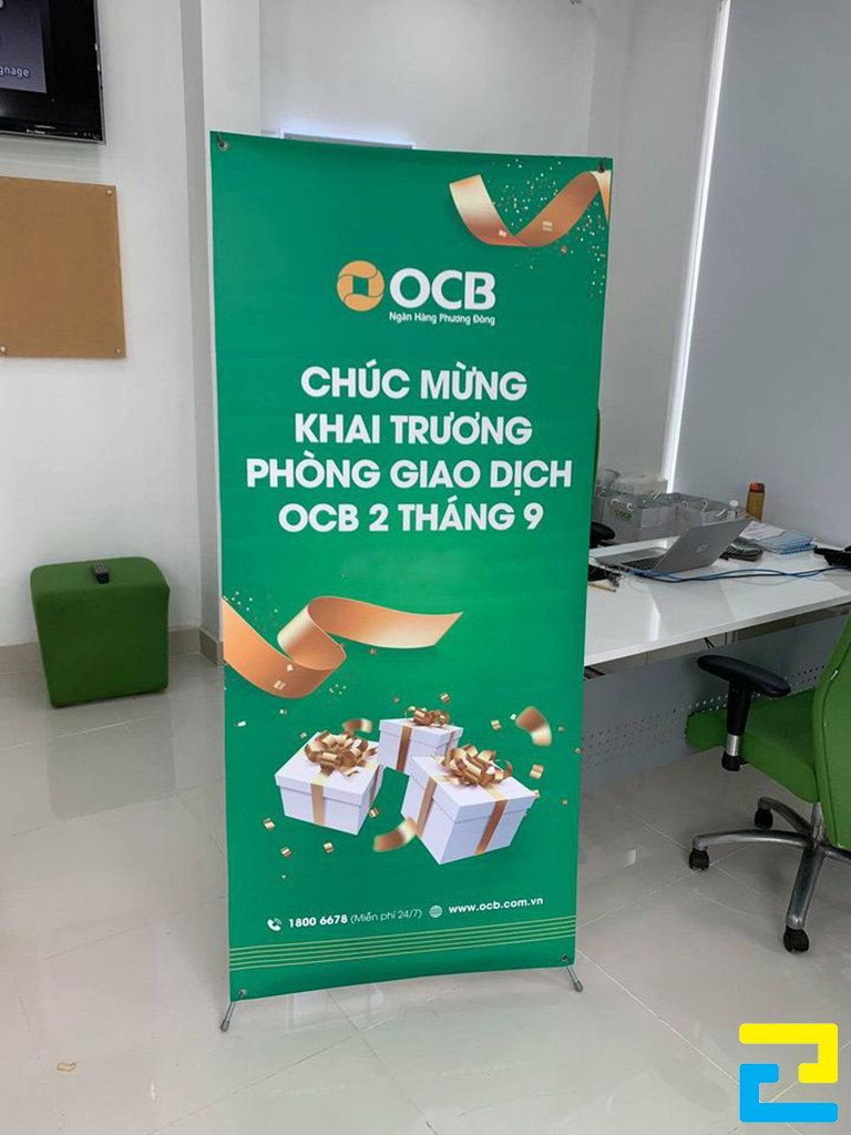Quý khách có thể đặt in standee khai trương bằng cách đến Công Ty In Ấn Quảng Cáo 2H hoặc đặt in online