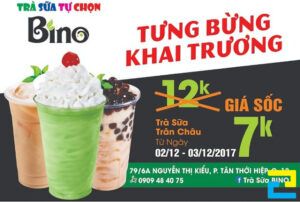 14+ Mẫu In Băng Rôn Khai Trương Trà Sữa Sắc Nét