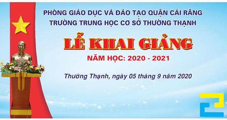 Quý khách có thể căn cứ vào màu sắc của hình ảnh minh họa, màu logo của trường học để lựa chọn màu sắc phù hợp