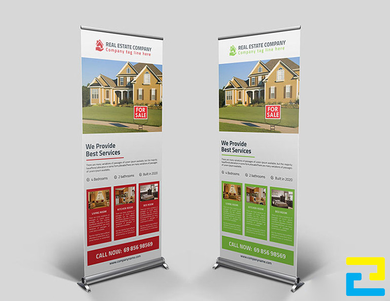 Sau khi bản in standee bất động sản đã được sản xuất xong, nhân viên sẽ gia công standee và bàn giao sản phẩm cho quý khách