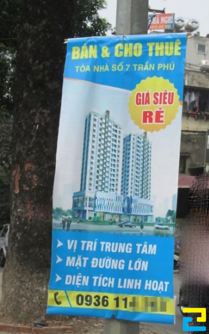 Những thông tin có trên ấn phẩm in bandroll bán bất động sản cần được chọn lọc, tóm lược lại ngắn gọn, để người xem nhanh nắm thông tin