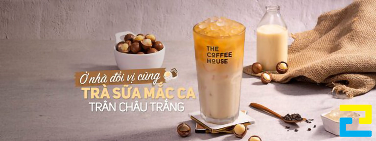 Những thông tin có trên banner quảng cáo cho quán trà sữa cần được tóm lược ngắn gọn, được thiết kế ở những vị trí hợp lý trên banner