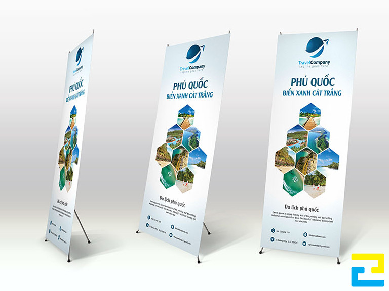 Để nhận báo giá in standee quảng cáo du lịch mới nhất, quý khách vui lòng liên hệ qua số Hotline: 0779.102.202 của Công Ty