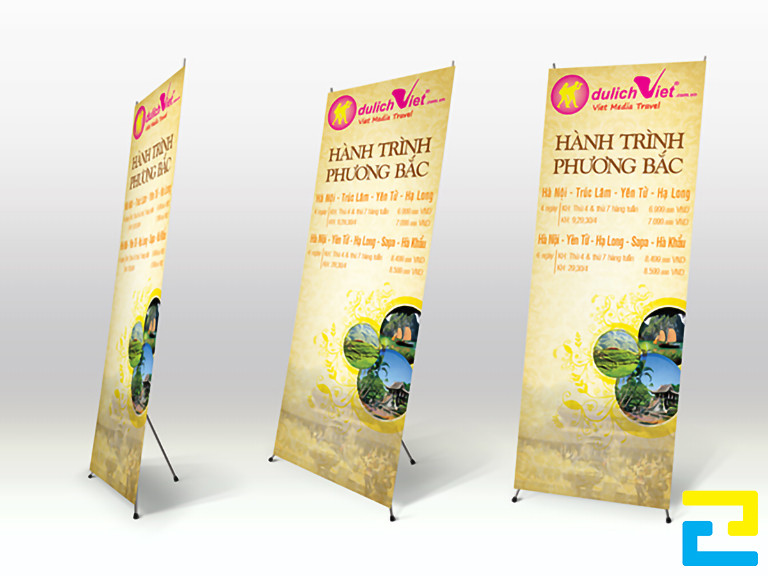 Nếu quý khách đã có sẵn mẫu thiết kế file in standy quảng cáo tour du lịch đạt chuẩn, thời gian in ấn sẽ được rút ngắn