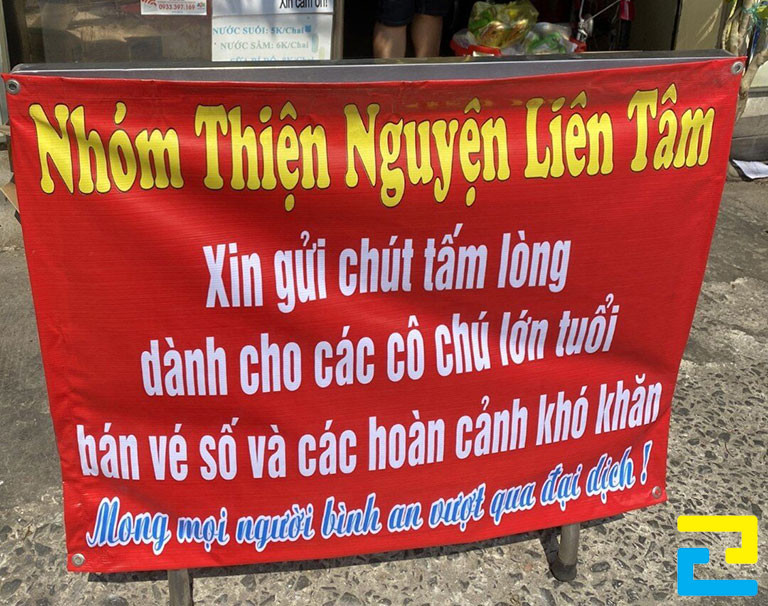 Quý khách nhận sản phẩm băng rôn đi tình nguyện của mình bằng cách đến xưởng In Ấn Quảng Cáo 2H, hoặc yêu cầu vận chuyển tận nơi