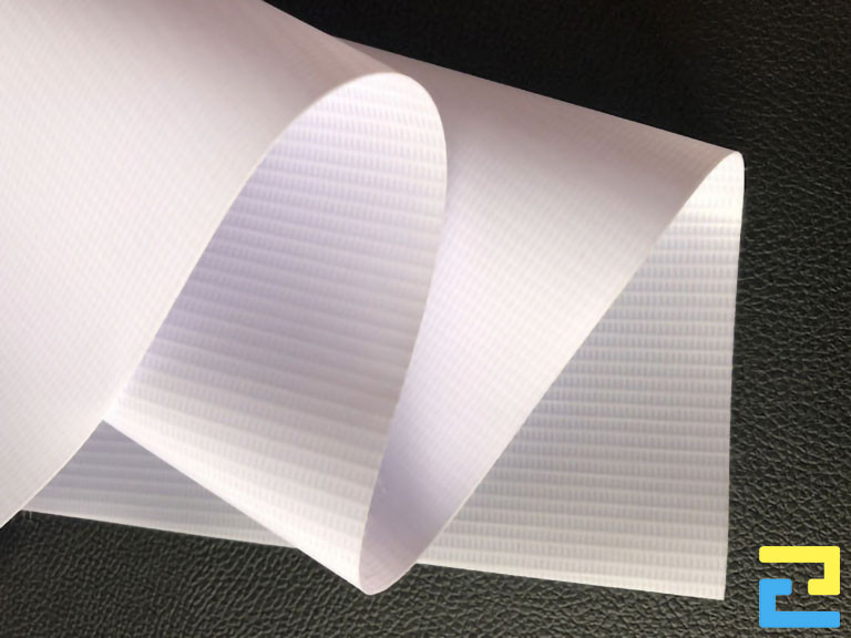 Quý khách có thể lựa chọn những chất liệu bạt hiflex để sản xuất bandroll làm từ thiện như: Bạt hiflex có gân, bạt hiflex không gân hoặc bạt 3M cao cấp