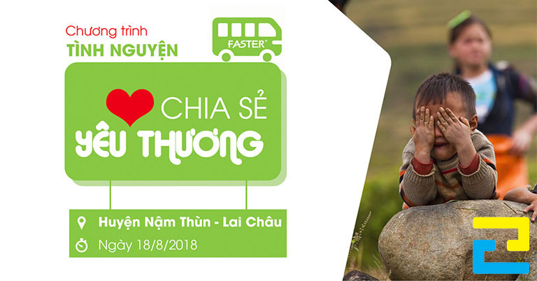 Mẫu 5: Băng rôn được thiết kế với tông màu xanh lá cây - trắng, có hình ảnh minh họa em nhỏ ở vùng cao, bandroll có kiểu chữ đơn giản