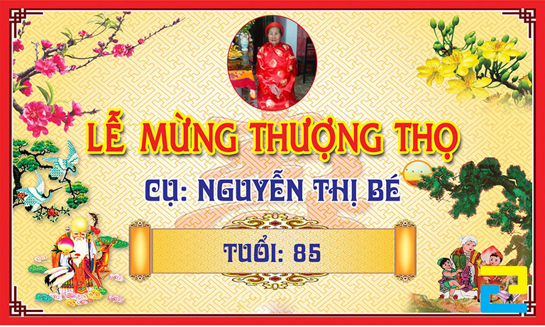 Trường hợp quý khách chưa có sẵn mẫu thiết kế file in bandroll mừng thọ, quý khách có thể yêu cầu nhân viên thiết kế file theo những ý tưởng của mình